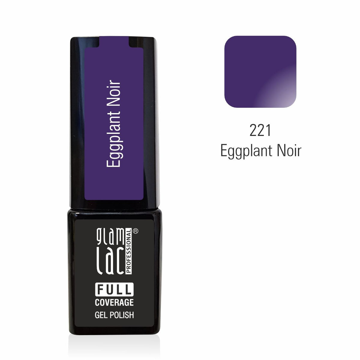 gel polish Eggplant Noir #221 6 ml