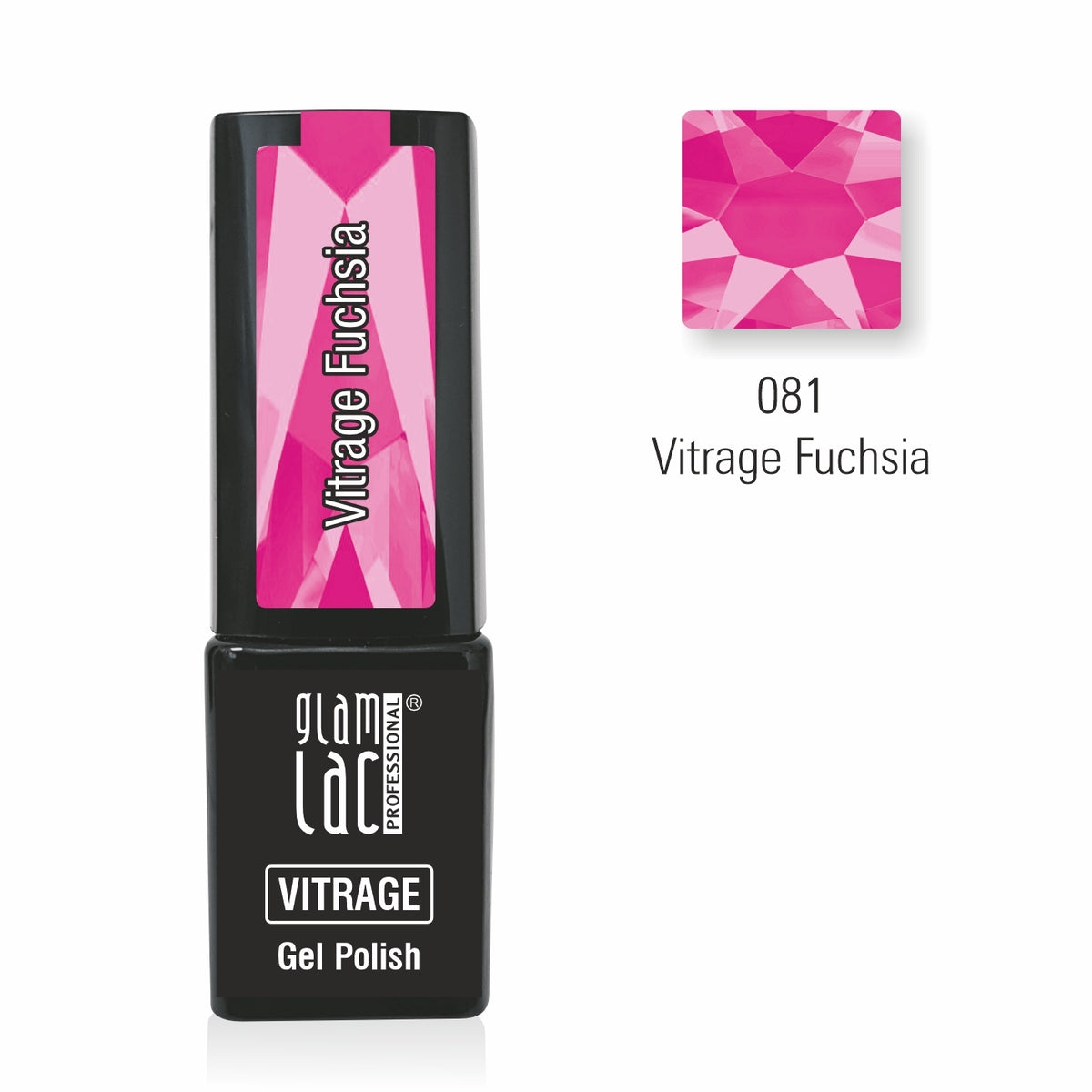 Gel Polish Vitrage Fuchsia #081 6 ml