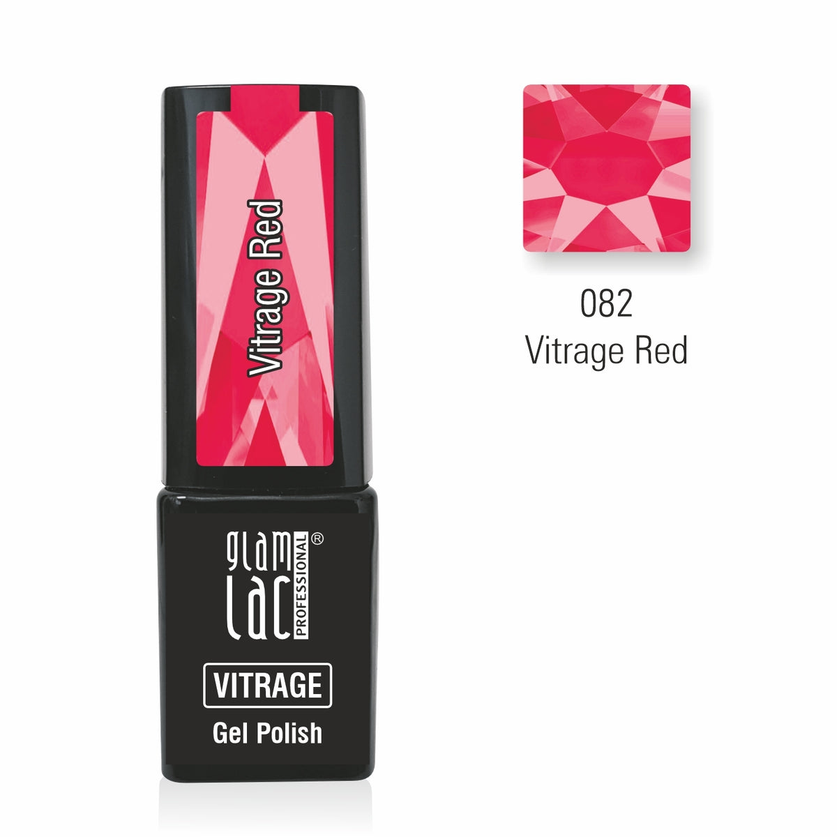 Gel Polish Vitrage Red #082 6 ml