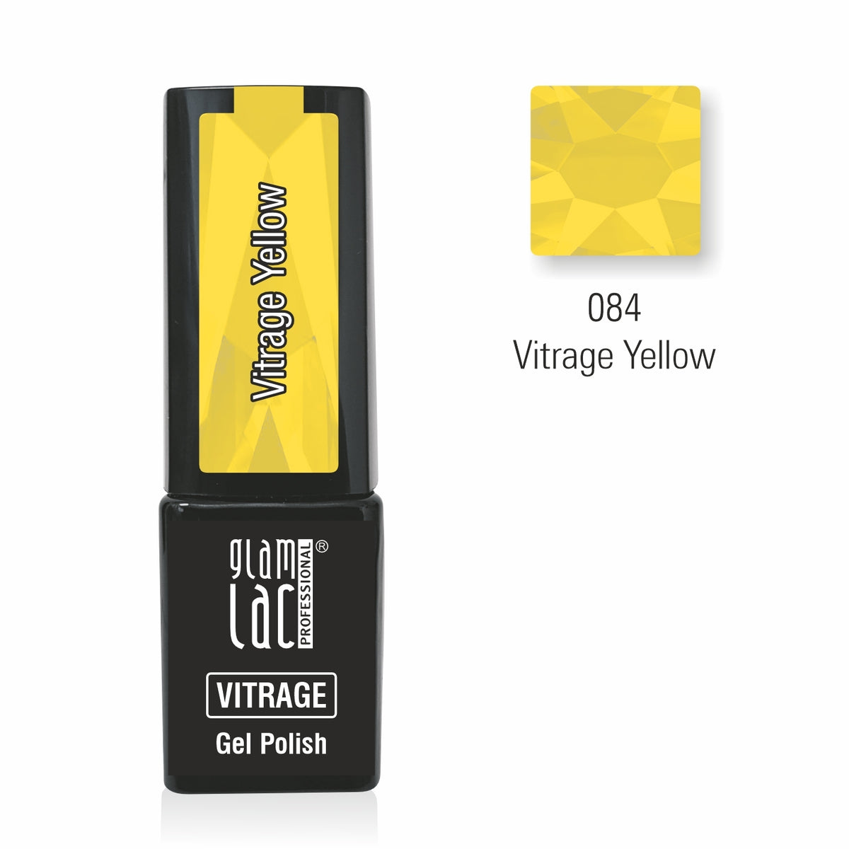 Gel Polish Vitrage Yellow #084 6 ml