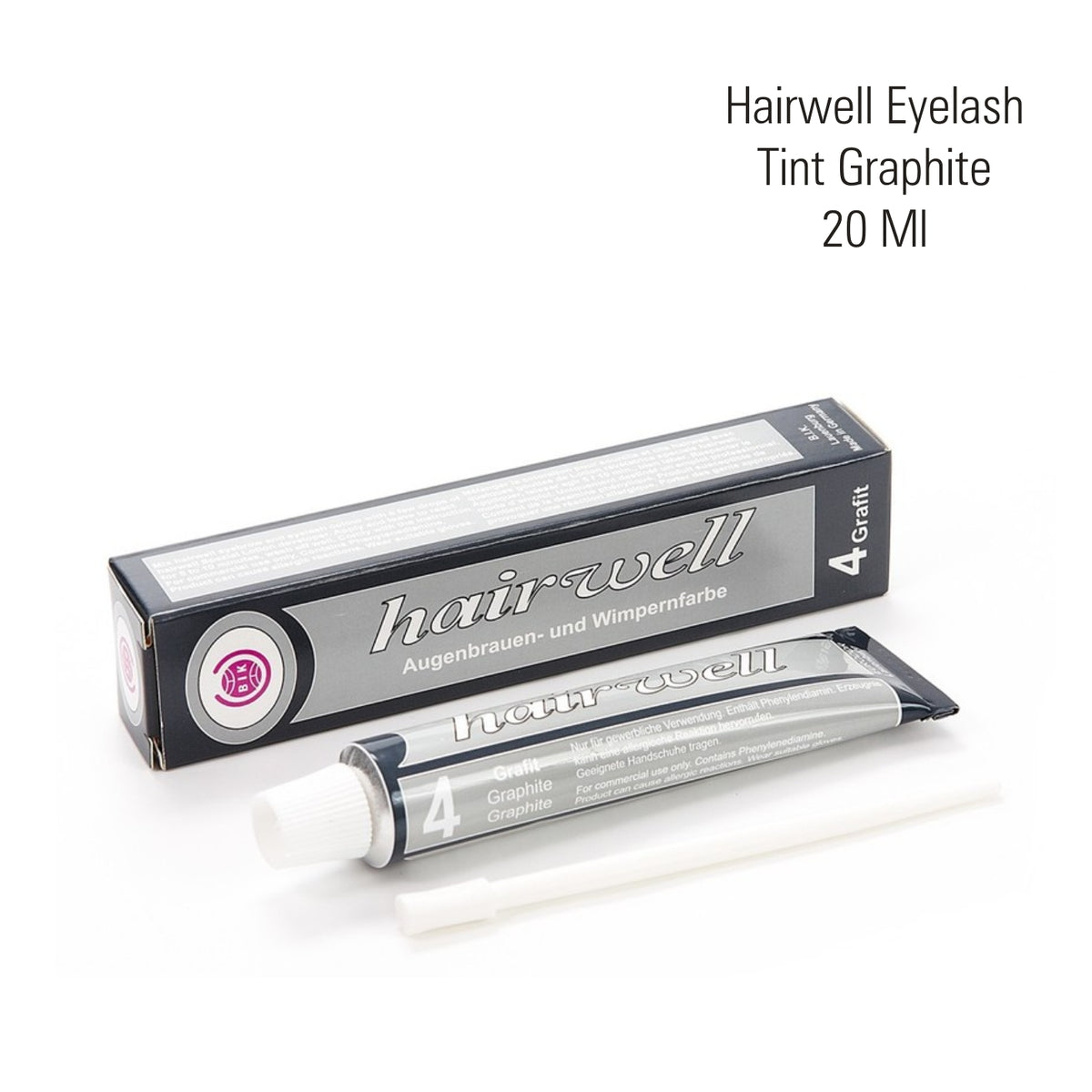 Hairwell Eyelash & Eyebrow Tint 20 ml – Graphite
