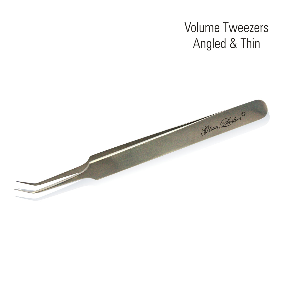 GLAMLASHES Volume Tweezers – Angled & Thin