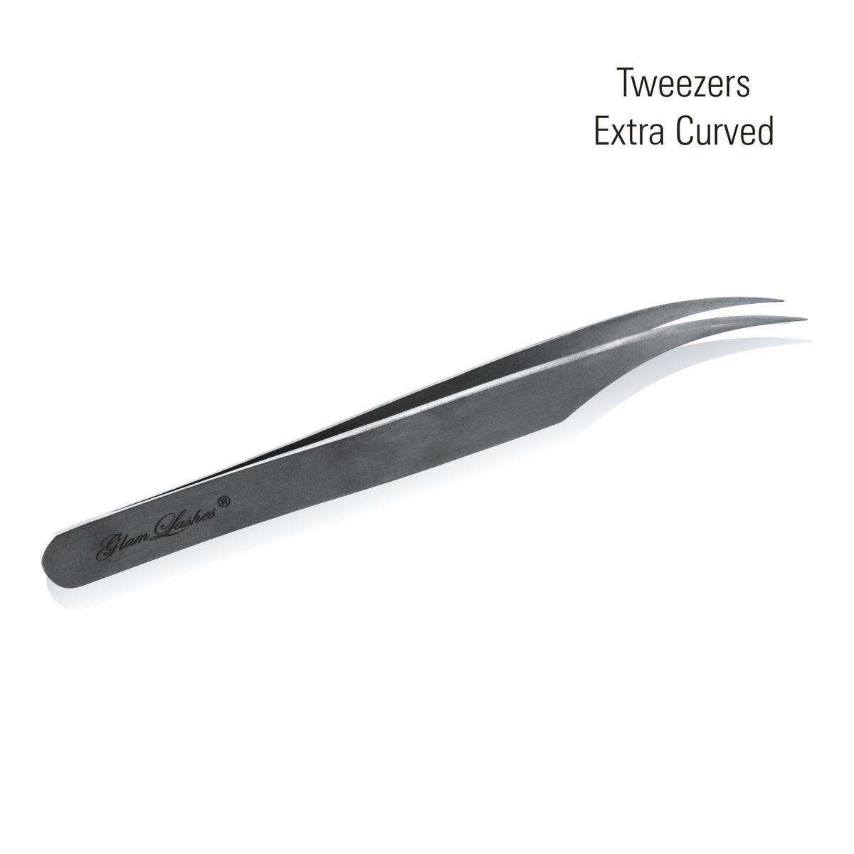 GLAMLASHES Lash Extension Tweezers – Extra Curved