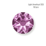 GLAMLASHES Decorative Crystals – Light Amethyst / SS3