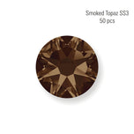 GLAMLASHES Decorative Crystals – Smoked Topaz / SS3