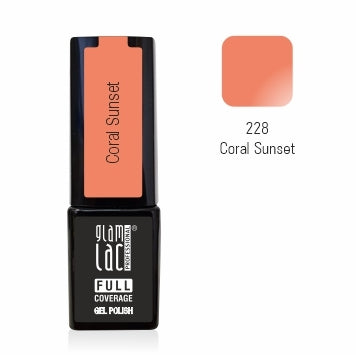 gel polish Coral Sunset #228
